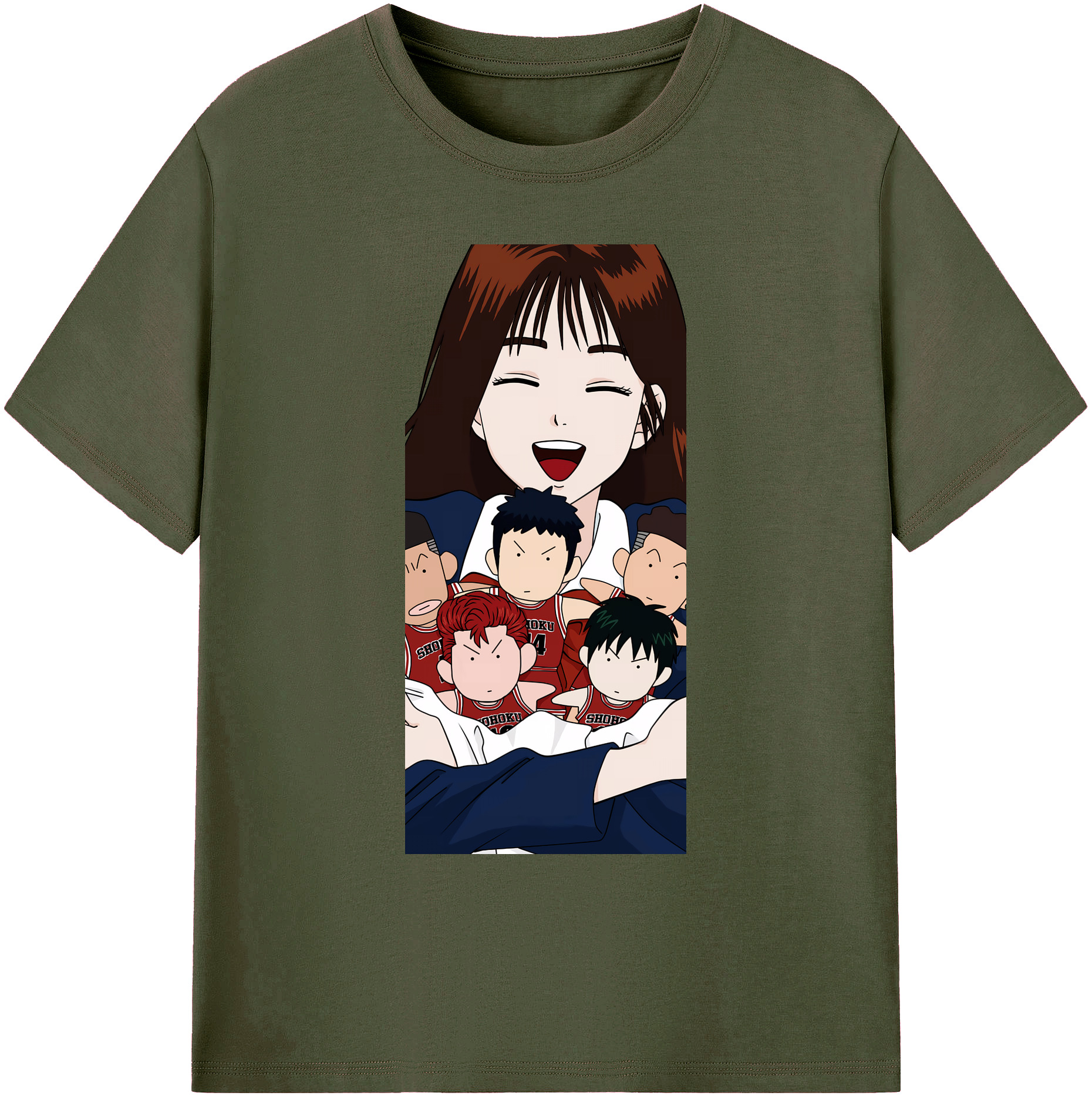 （画像用） SLAM DUNK／スラムダンク 綿100％ メンズ半袖Tシャツ｜肌触りやわらか＆通気性